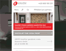 Tablet Screenshot of kruzik.cz